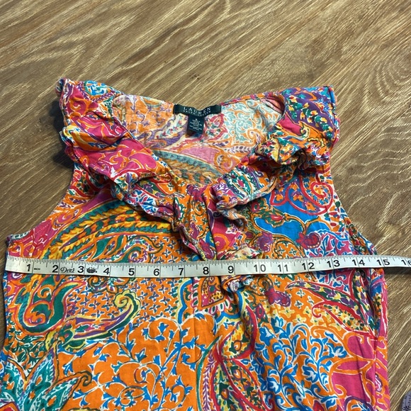 Ralph Lauren Lauren women ruffle top size S - Picture 3 of 5